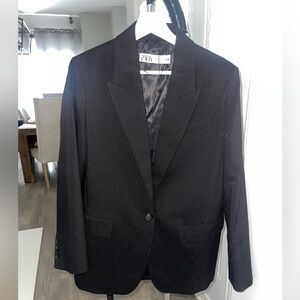 Zara Unisex Elegant Black blazer